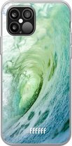 iPhone 12 Pro Max Hoesje Transparant TPU Case - It's a Wave #ffffff