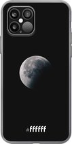 6F hoesje - geschikt voor iPhone 12 - Transparant TPU Case - Moon Night #ffffff