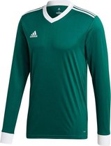 adidas Tabela 18 LS Shirt - Donkergroen - maat 164