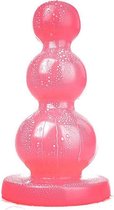 BubbleToys - Momo - BubbleGum - dildo anaal diam. Top: 8,1 cm Med: 13,7 cm Base: 17,2 cm
