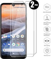 Screenprotector Glas - Tempered Glass Screen Protector Geschikt voor: Nokia 3.2 - 2x