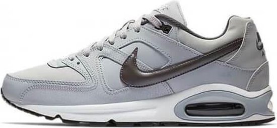 Nike Air Max Command Leather Heren Sneakers - Wolf Grey/Black - Maat 42