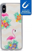 Apple iPhone XS Max Hoesje - My Style - Magneta Serie - TPU Backcover - Flamingo - Hoesje Geschikt Voor Apple iPhone XS Max