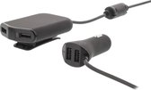 Sweex CH-018BL Autolader 4-uitgangen 9.6 A Usb Zwart