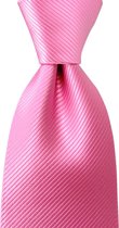 We Love Ties - Stropdas Super Repp - geweven zuiver zijde Super Repp - roze