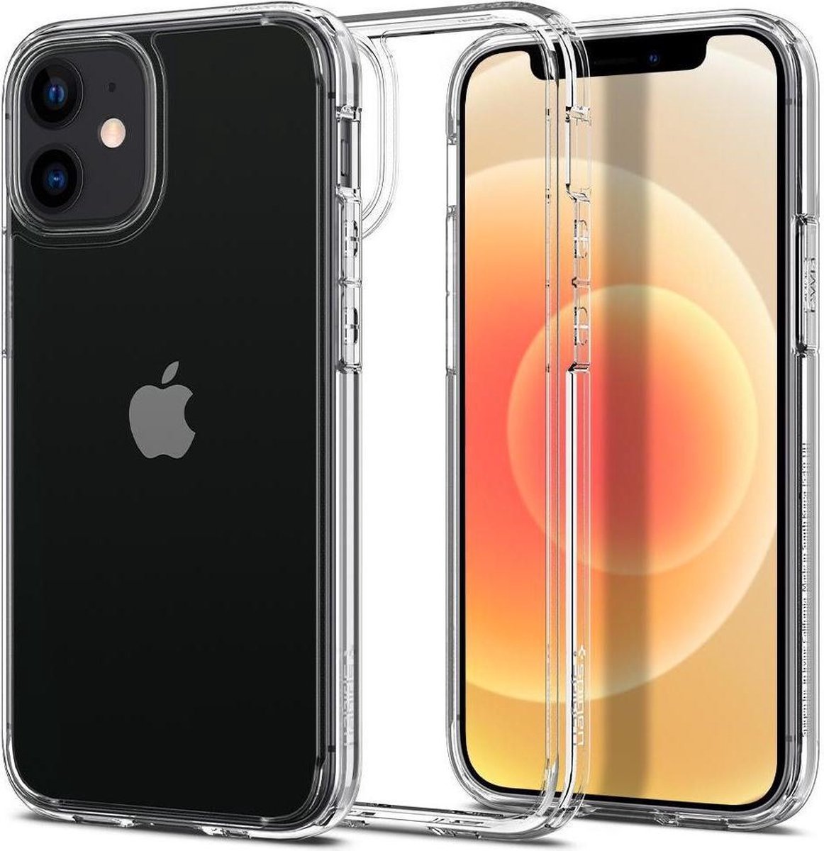 Spigen iphone 12 Mini. Spigen Ultra Hybrid iphone 12 Pro Max. Чехол Spigen 12 Pro прозрачный. Чехол Spigen Ultra Hybrid (acs05047) для iphone 14 (Frost Black).