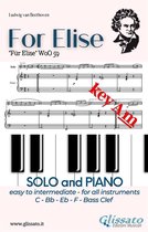 For Elise - All instruments and Piano (easy/intermediate) key Am