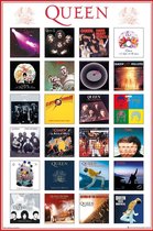 Poster - Queen Covers - 91.5 X 61 Cm - Multicolor