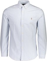 Polo Ralph Lauren Overhemd Blauw Getailleerd - Maat M - Mannen - Never out of stock Collectie - Katoen