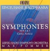 Rautavaara: Cantus Arcticus, Symphonies 4 & 5 / Pommer