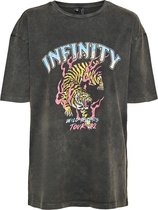 Vmforever Oversized Print T-shirt 10232956 Black/infinity - Maat M