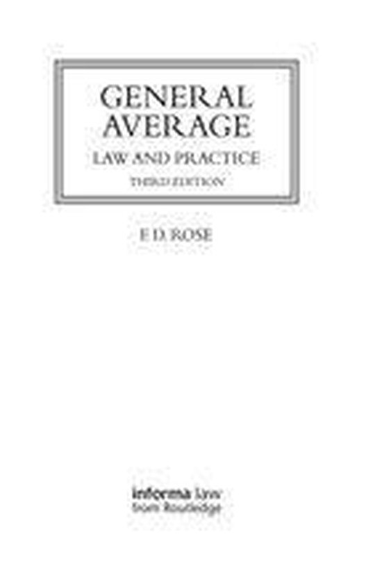 Lloyd's Shipping Law Library - General Average - cover