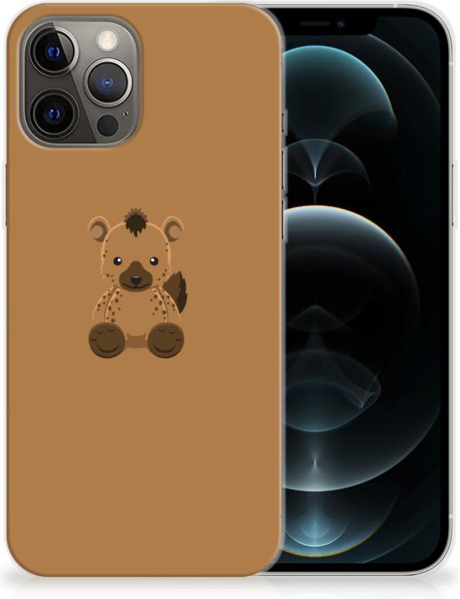 iPhone 12 Pro Max Telefoonhoesje met Naam Baby Hyena