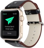 watchbands-shop.nl bandje - Apple Watch Series 1/2/3/4 (42&44mm) - WitZwart