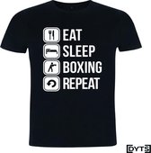 T-shirt | Sport | Eat Sleep Boxing Repeat | Kids