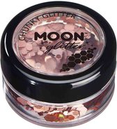 Moon Creations Glitter Grote Glittervlokken 3 Gr Roségoud