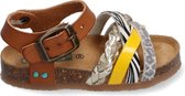 Bunnies JR Becky Beach Meisjes Sandalen - Bruin/Multi - Leer - Gesp