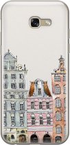 Samsung Galaxy A5 2017 hoesje siliconen - Grachtenpandjes - Soft Case Telefoonhoesje - Amsterdam - Multi