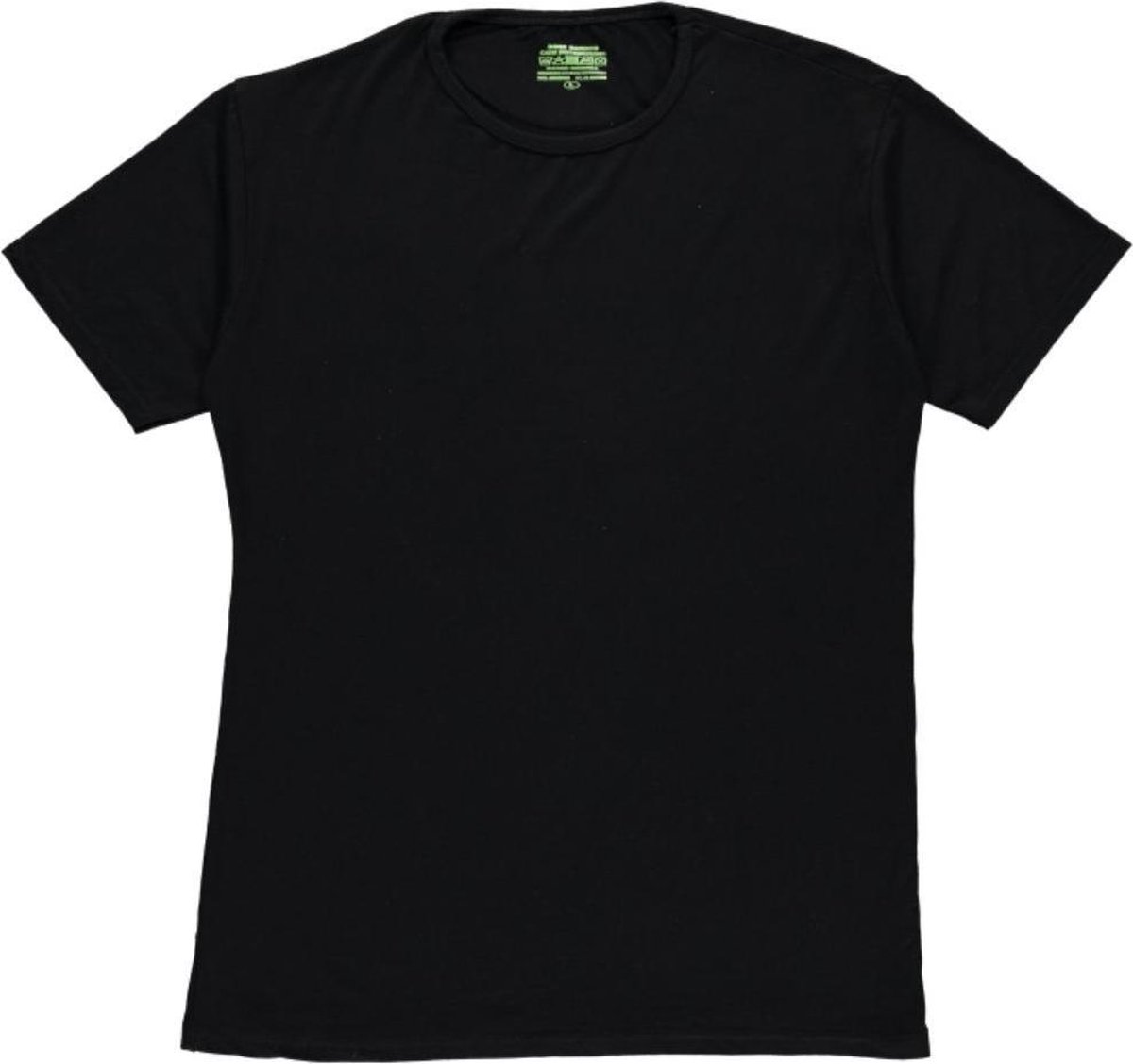 Boru Bamboe T-shirt korte mouw - XL - Zwart