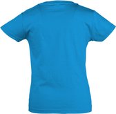 SOLS Meisjes Kersen Korte Mouw T-Shirt (Blauw Atol)