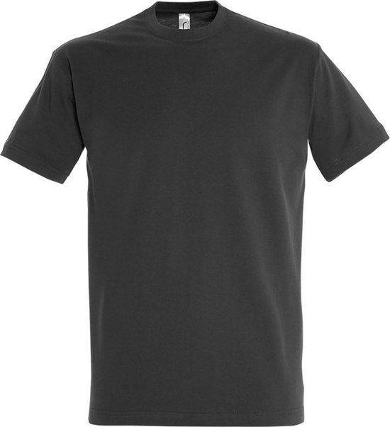 SOLS Heren Keizerlijke Zwaargewicht T-Shirt met korte mouwen (Muisgrijs)