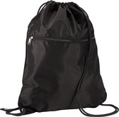 Quadra Premium Gymsac Over Shoulder Bag - 14 Liter (Zwart)