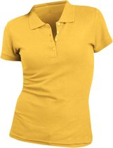 SOLS Vrouwen/dames Mensen Pique Korte Mouw Katoenen Poloshirt (Goud)