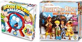 Spellenbundel - Bordspel - 2 Stuks - Boom Boom Balloon & Ticket to Ride Mijn Eerste Reis