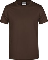 James And Nicholson Heren Ronde Hals Basic T-Shirt (Bruin)