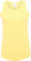 AWDis Just Cool Girlie Fit Sport Dames Vest / Tank Top (Sherbet Citroen)