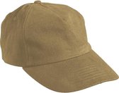 Myrtle Beach Volwassenen Unisex 5 Panel Cap (Donkere Khaki)