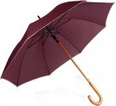 Kimood Unisex Auto Open Wandelende Paraplu (Bourgondië)