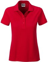 James and Nicholson Vrouwen/dames Basic Polo (Rood)