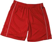 James and Nicholson Unisex Basic Team Shorts (Rood/Wit)