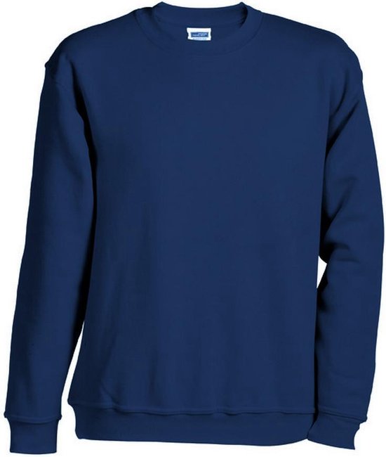 James et Nicholson unisexe ronde Heavy Sweat - shirt (Marine)