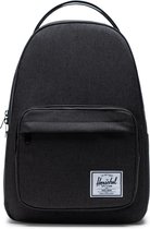 Herschel Miller - Black Crosshatch | Schoolrugzak met een ruim volume van 32L met 1 hoofdcompartiment met sleeve voor 15" laptop, een handig voorvak & 2 zijvakken voor een flesje.