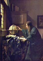 Poster De Astronoom – Johannes Vermeer – Large 70x50 Cm – Gouden Eeuw – Louvre – Van Leeuwenhoek