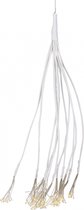 Luca Lighting - Dandelion hangend zilver twinkling classic wit 160led IP44 - d80cm - Woonaccessoires en seizoensgebondendecoratie