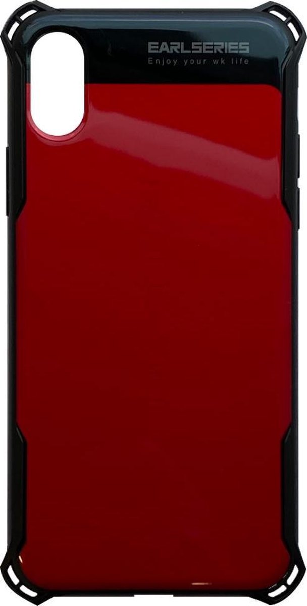 WK Design - Earl Series - Hardcase hoesje - voor iPhone X / XS - Rood