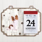 Scheurkalender 2023 Hond: Vlinderhond
