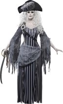 Piraat geest dameskostuum | Halloween verkleedkleding - maat L (44-46)