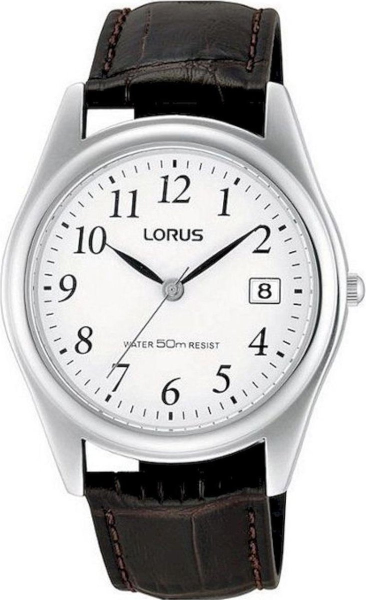 Lorus Heren RS965BX9 - Horloge - 36 mm - Bruin