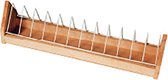 Natural Eetbak in hout met kantelrooster 100CM