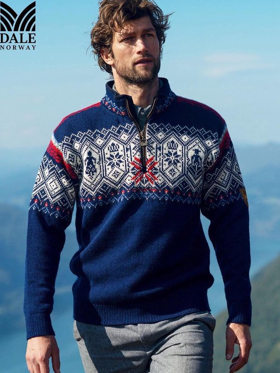 Pull Dale of Norway ® Norge Masculine Blauw | bol.com