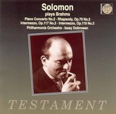 Solomon plays Brahms - Piano Concerto No. 2, etc / Dobrowen