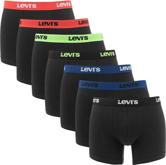 Levi's - black friday 7-pack zwart - XL | bol.com