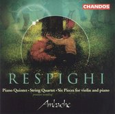 Respighi: Piano Quintet, String Quartet, etc / Ambache