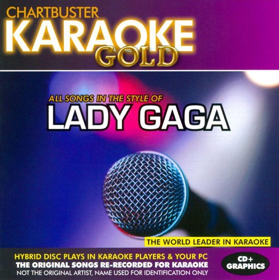 Karaoke Gold Songs Style Of Lady Gaga, Karaoke CD (album) Muziek