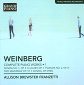 Allison Brewster Franzette - Weinberg: Complete Piano Works 1 (CD)