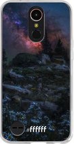 LG K10 (2017) Hoesje Transparant TPU Case - Mystery #ffffff